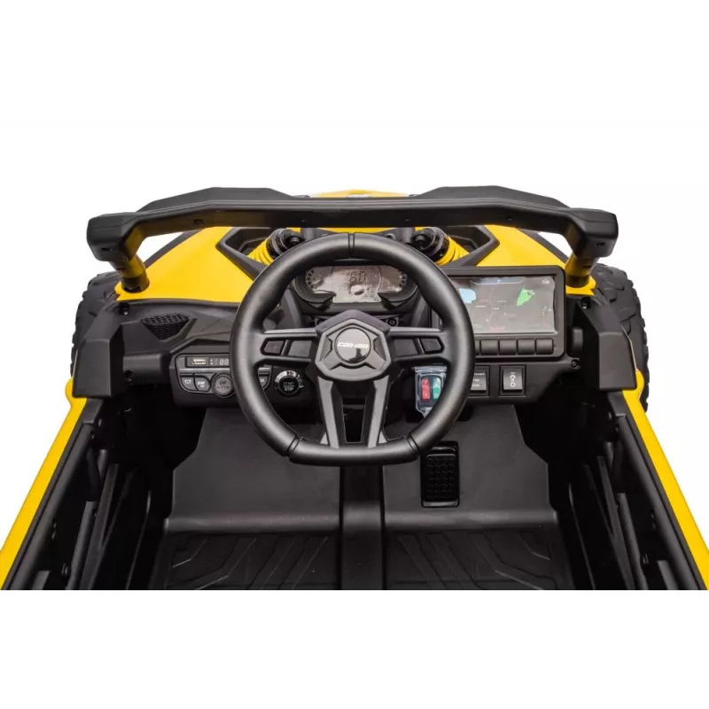 LEAN CARS Buggy zasilany akumulatorem Can-am DK-CA003 Żółty