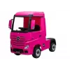 LEAN CARS Samochód elektryczny Mercedes Actros Truck Różowy 4x4 z MP3 LED Pilot