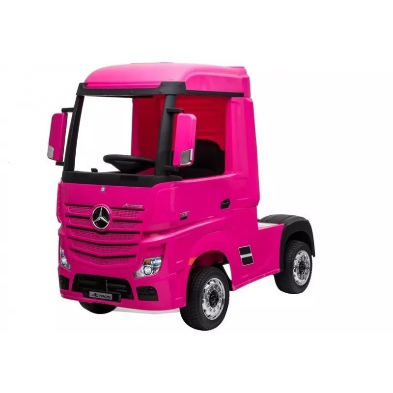 LEAN CARS Samochód elektryczny Mercedes Actros Truck Różowy 4x4 z MP3 LED Pilot