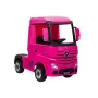 LEAN CARS Samochód elektryczny Mercedes Actros Truck Różowy 4x4 z MP3 LED Pilot
