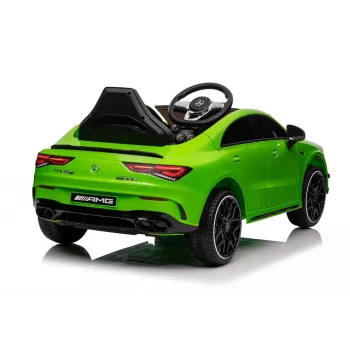 LEAN CARS Samochód na baterię Mercedes CLA 45s AMG Zielony 4x4