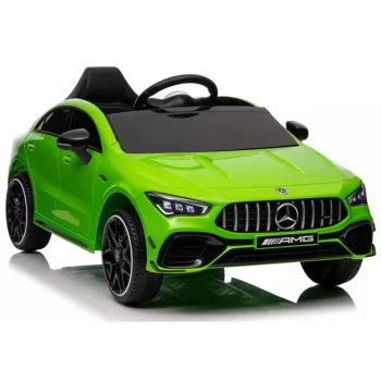 LEAN CARS Samochód na baterię Mercedes CLA 45s AMG Zielony 4x4