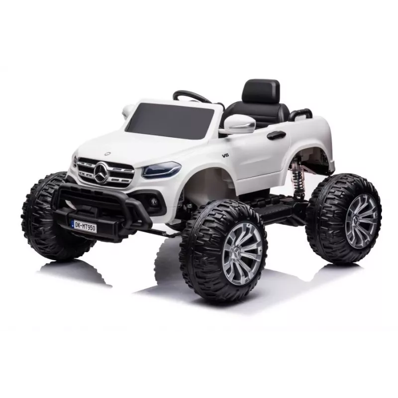LEAN CARS Samochód na baterie Mercedes DK-MT950 4x4 Biały