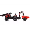 Koparka akumulatorowa LEAN CARS z przyczepą SX2068 Czerwona