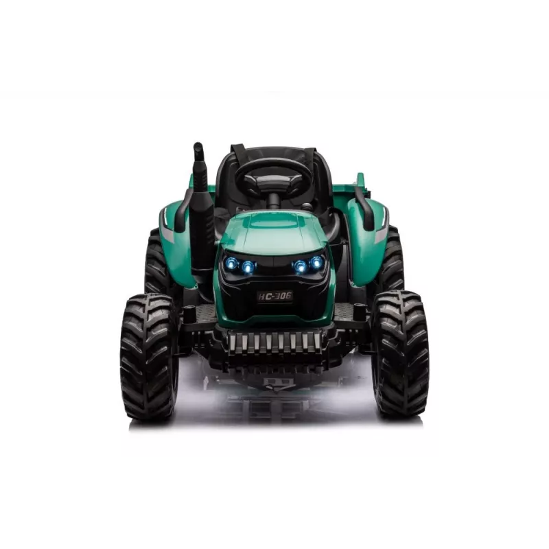LEAN CARS Traktor jezdny na baterię HC-306 Ciemnozielony 24V