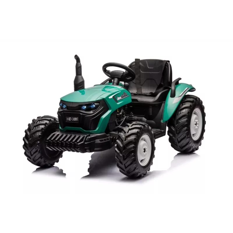 LEAN CARS Traktor jezdny na baterię HC-306 Ciemnozielony 24V