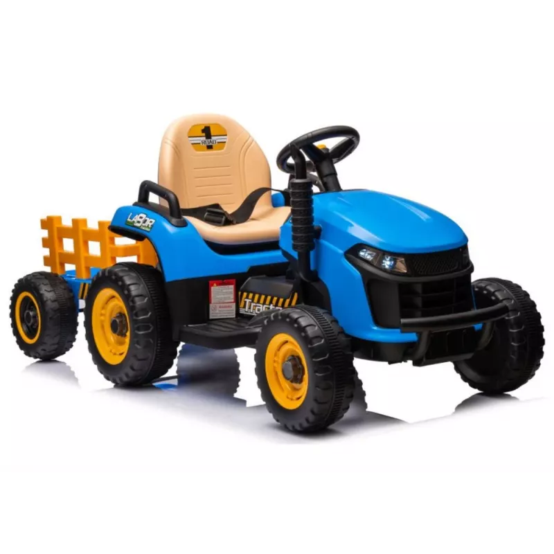LEAN CARS Traktor na baterie BBH-030 Niebieski