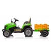 LEAN CARS Tractor zasilany bateryjnie BBH-030 Zielony 12V z pilotem rodzicielskim