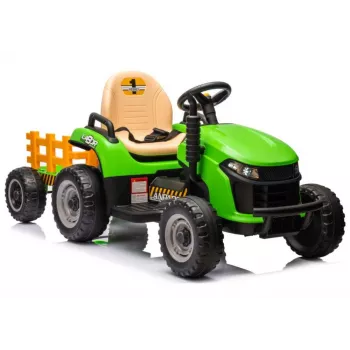 LEAN CARS Tractor zasilany bateryjnie BBH-030 Zielony 12V z pilotem rodzicielskim