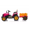 LEAN CARS Traktor na baterię BBH-030 Różowy