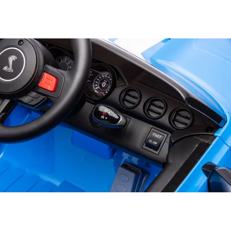 LEAN CARS Pojazd na baterie Ford Mustang GT500 Shelby Niebieski