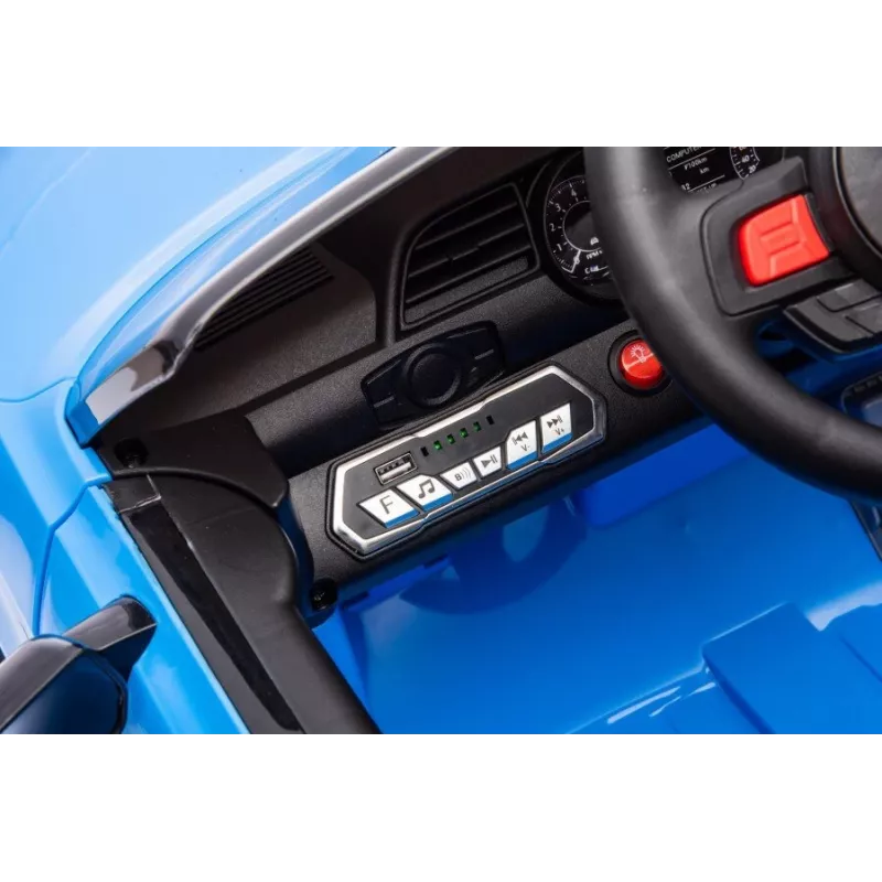 LEAN CARS Pojazd na baterie Ford Mustang GT500 Shelby Niebieski