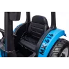 LEAN CARS Traktor na baterie A011 24V Niebieski – Zabawka jezdna z silnikami 2x200W, pilotem, światłami LED, Bluetooth