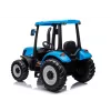 LEAN CARS Traktor na baterie A011 24V Niebieski – Zabawka jezdna z silnikami 2x200W, pilotem, światłami LED, Bluetooth