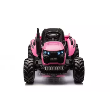 LEAN CARS Traktor na baterie HC-306 Różowy 24V