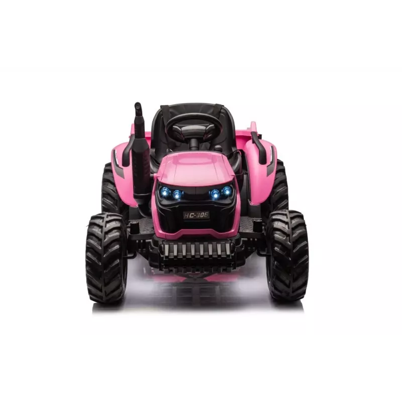 LEAN CARS Traktor na baterie HC-306 Różowy 24V
