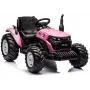 LEAN CARS Traktor na baterie HC-306 Różowy 24V