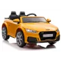 LEAN CARS Pojazd Akumulatorowy Audi TT RS Żółty