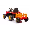 LEAN CARS BBH-030 Czerwony Traktor na Baterię