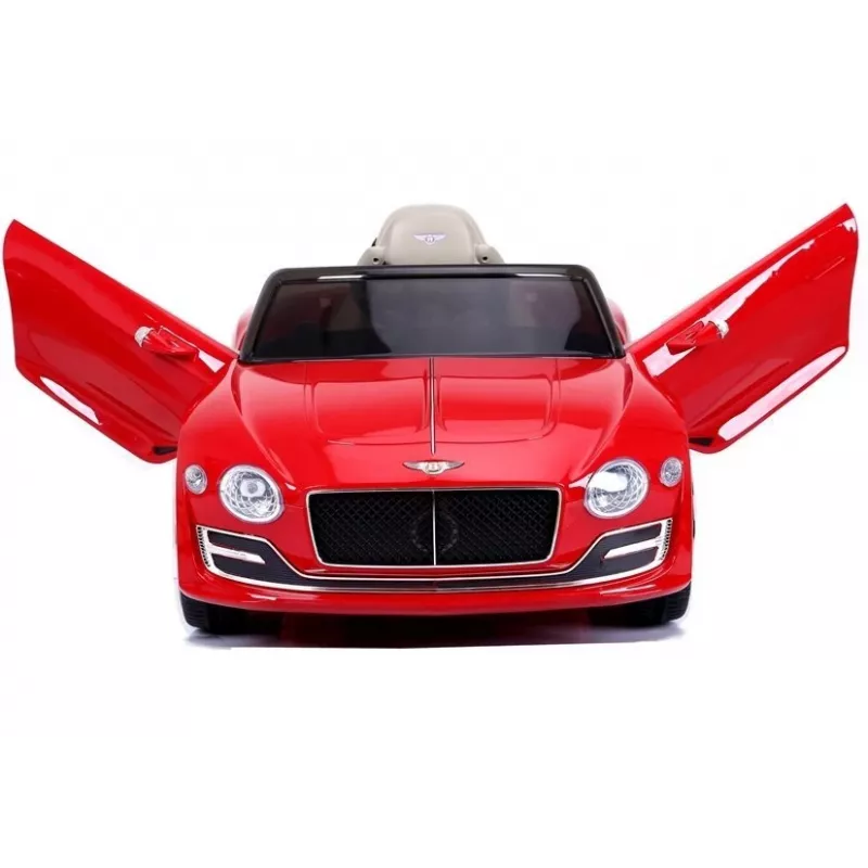 LEAN CARS Bentley Continental GT 12V Elektryczny samochodzik do jazdy - czerwony lakierowany
