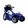 LEAN CARS Niebieski Elektryczny Motocykl Jeździk JT568 Policja dla Dzieci LED