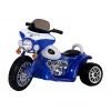 LEAN CARS Niebieski Elektryczny Motocykl Jeździk JT568 Policja dla Dzieci LED