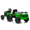 LEAN CARS CH9959B Traktor na baterie z przyczepą, jasnozielony, 24V