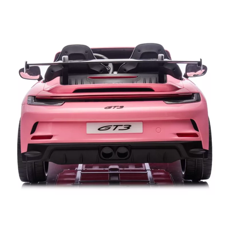 LEAN CARS DK-P911 Porsche GT3 24V Różowy Samochodzik elektryczny dla dzieci
