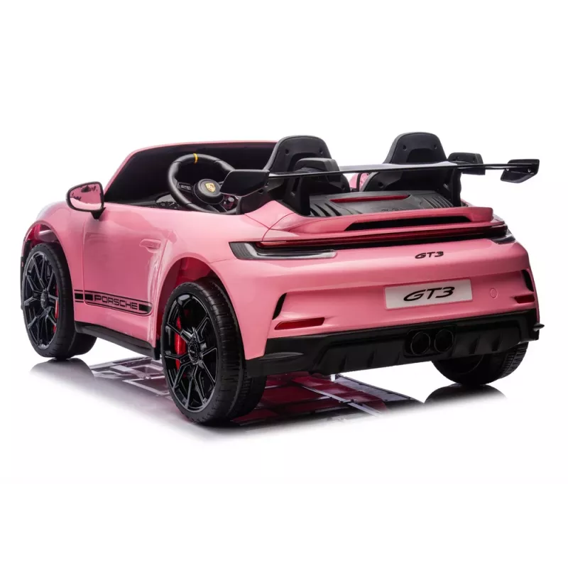 LEAN CARS DK-P911 Porsche GT3 24V Różowy Samochodzik elektryczny dla dzieci