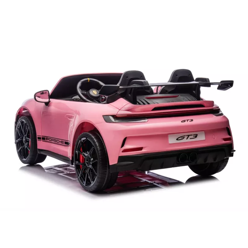 LEAN CARS DK-P911 Porsche GT3 Pink Battery-Owned Ride-On Car