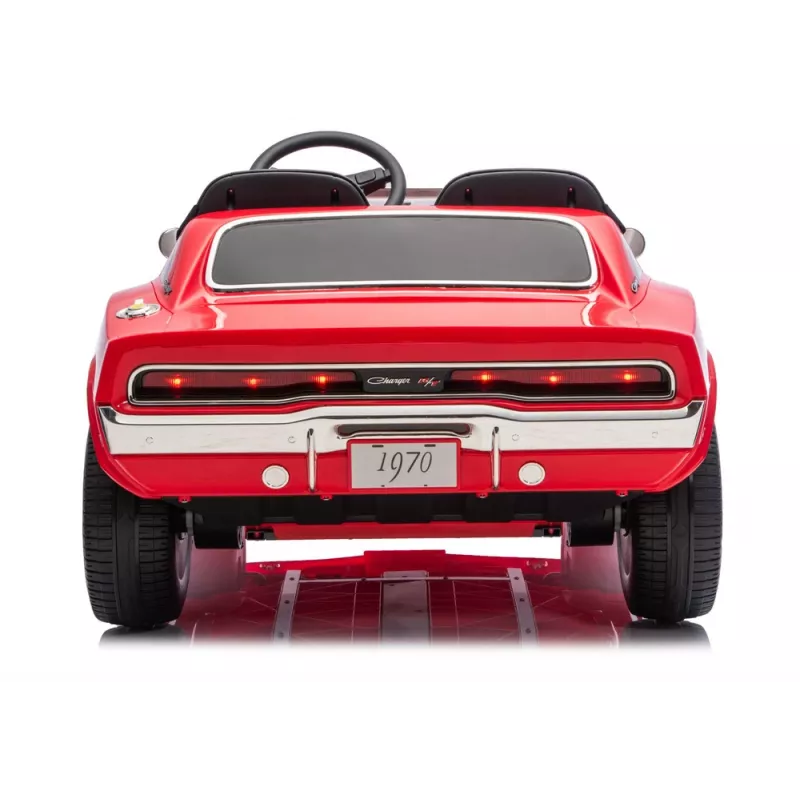 LEAN CARS Dodge Charger R/T DLS-K12 24V7Ah Red Battery Car