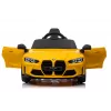 LEAN CARS Elektryczny samochodzik BMW M4 Żółty