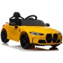 LEAN CARS Elektryczny samochodzik BMW M4 Żółty