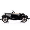 LEAN CARS Elektryczny samochodzik dla dzieci Mercedes 540K Classic Premium LED MP3 Czarny