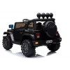 LEAN CARS Elektryczny Jeep na Akumulator BRD-7588 z Oświetleniem LED, MP3, Pilotem, Czarny 4x4