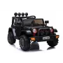 LEAN CARS Elektryczny Jeep na Akumulator BRD-7588 z Oświetleniem LED, MP3, Pilotem, Czarny 4x4