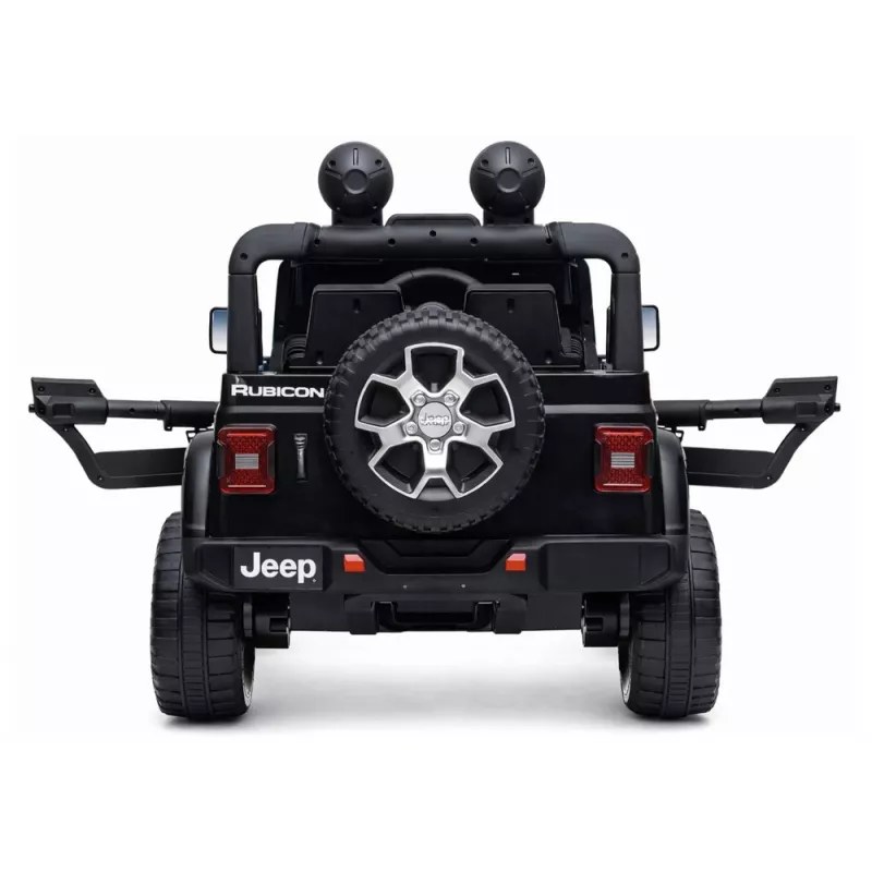 LEAN CARS Elektryczny samochodzik Jeep Rubicon 4x4 Czarny