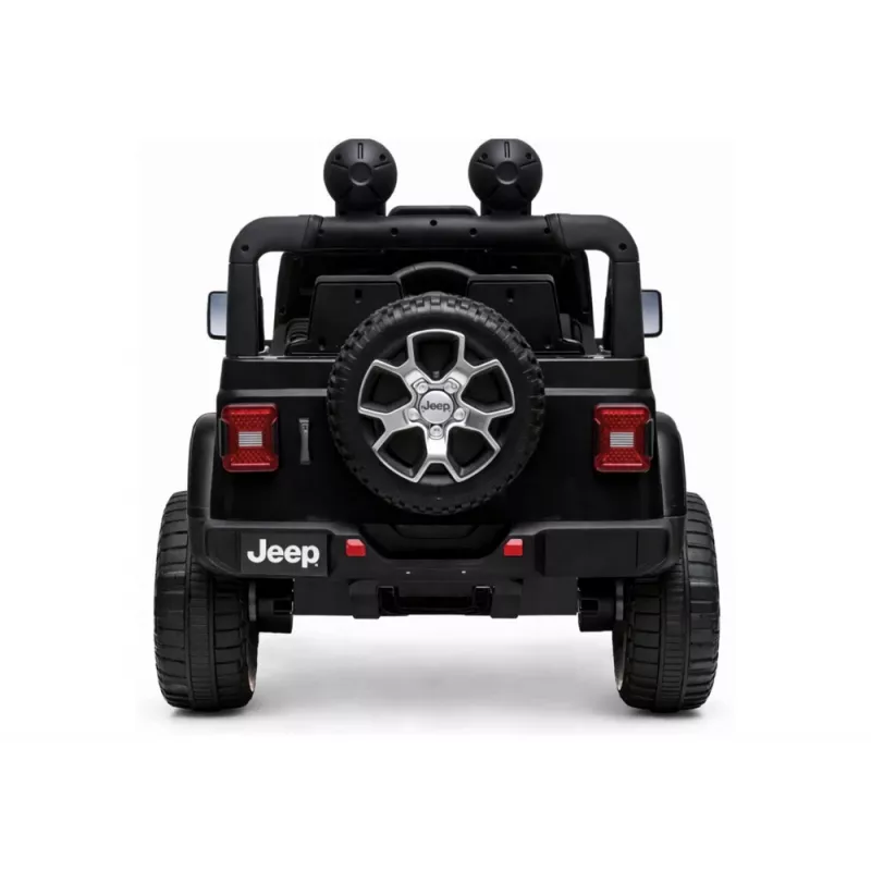 LEAN CARS Elektryczny samochodzik Jeep Rubicon 4x4 Czarny