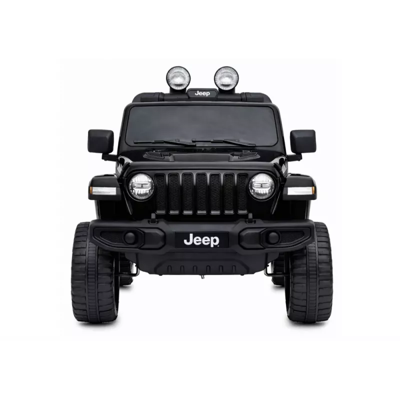 LEAN CARS Elektryczny samochodzik Jeep Rubicon 4x4 Czarny
