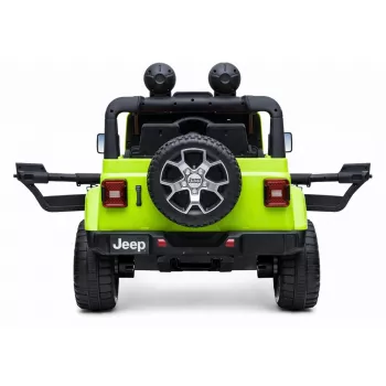 LEAN CARS Elektryczny samochodzik Jeep Rubicon 4x4 Zielony