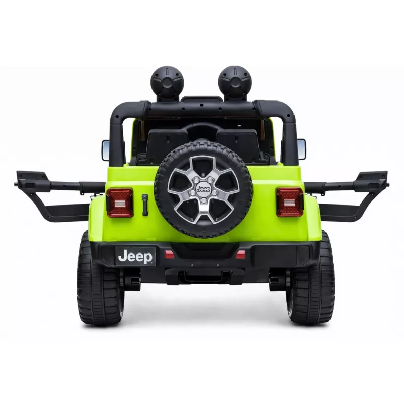 LEAN CARS Elektryczny samochodzik Jeep Rubicon 4x4 Zielony