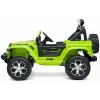 LEAN CARS Elektryczny samochodzik Jeep Rubicon 4x4 Zielony