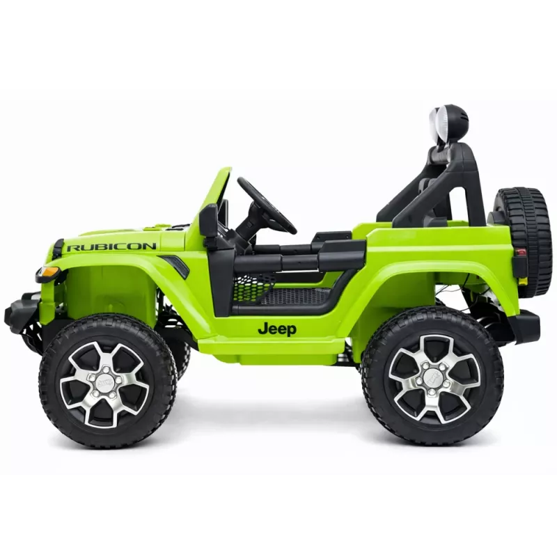 LEAN CARS Elektryczny samochodzik Jeep Rubicon 4x4 Zielony