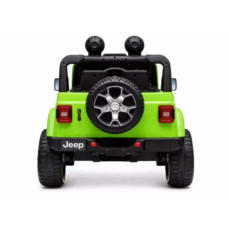 LEAN CARS Elektryczny samochodzik Jeep Rubicon 4x4 Zielony