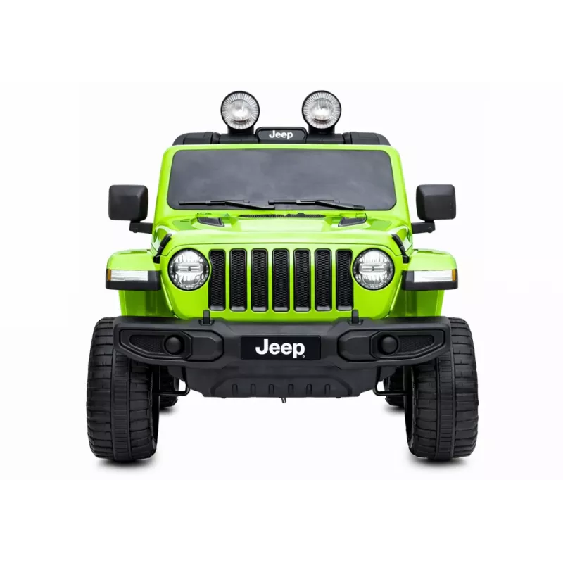 LEAN CARS Elektryczny samochodzik Jeep Rubicon 4x4 Zielony