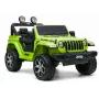 LEAN CARS Elektryczny samochodzik Jeep Rubicon 4x4 Zielony