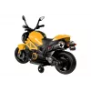 LEAN CARS Elektryczny motocykl na pedały GTM1188 Żółty z oświetleniem LED