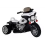LEAN CARS Elektryczny motocykl dla dzieci JT568 Policja z oświetleniem LED Czarny