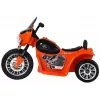 LEAN CARS Electric Ride On Motorcycle JT568 Police Orange LED
