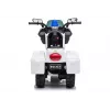 LEAN CARS Elektryczny Motocykl Policyjny dla Dzieci TR1912 Biały
